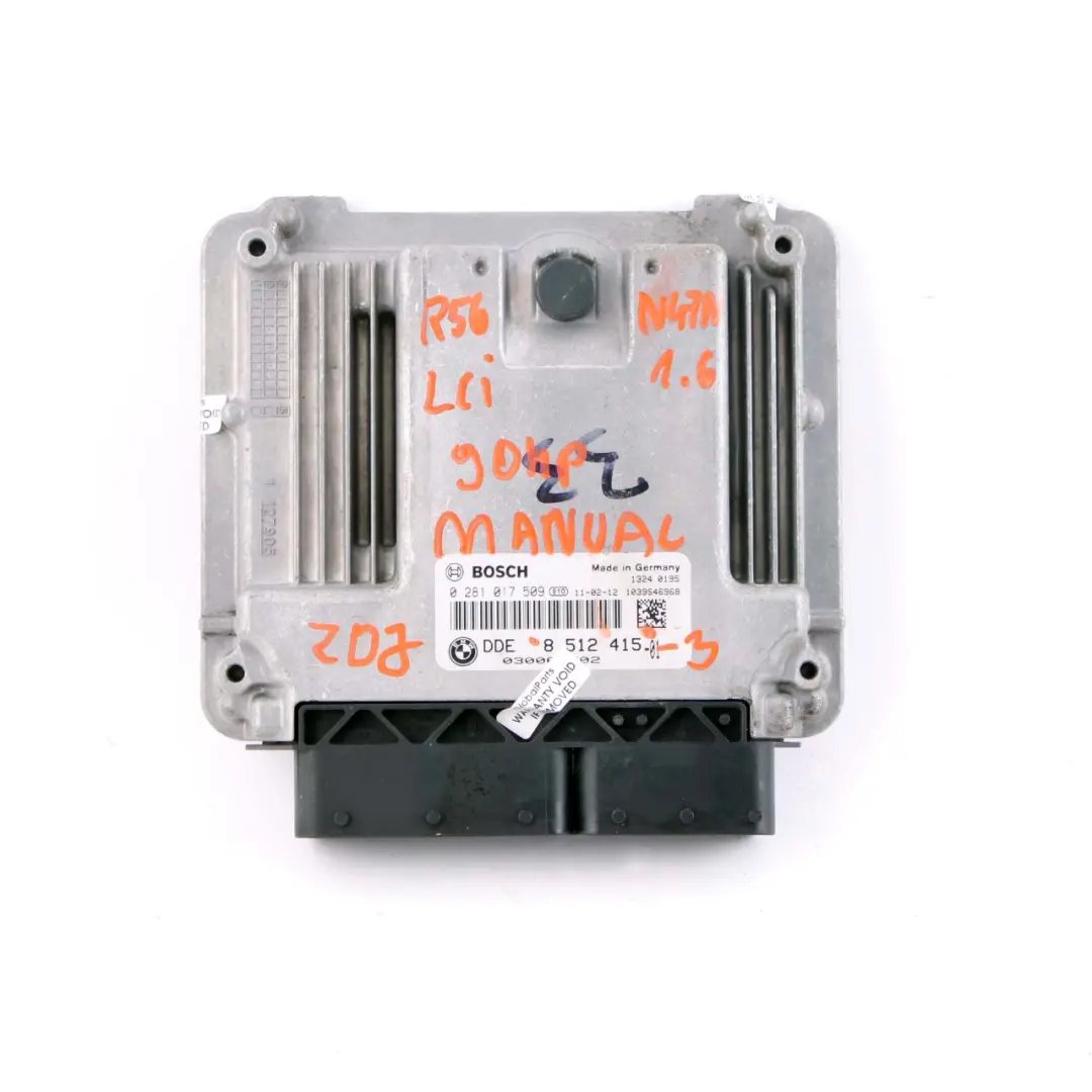 N47N 90HP Diesel Engine ECU Kit DDE CAS3 Key to Mini One D R56 LCI with Part number 8512415 Mini One D R56 LCI N47N 90HP Diesel Engine ECU Kit DDE CAS3 Key - SKU 8512415-3 - Part number 8512415