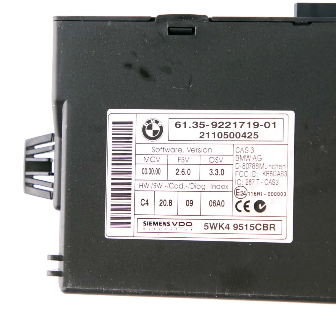 N47N 90HP Diesel Engine ECU Kit DDE CAS3 Key to Mini One D R56 LCI with Part number 8512415 Mini One D R56 LCI N47N 90HP Diesel Engine ECU Kit DDE CAS3 Key - SKU 8512415-3 - Part number 8512415