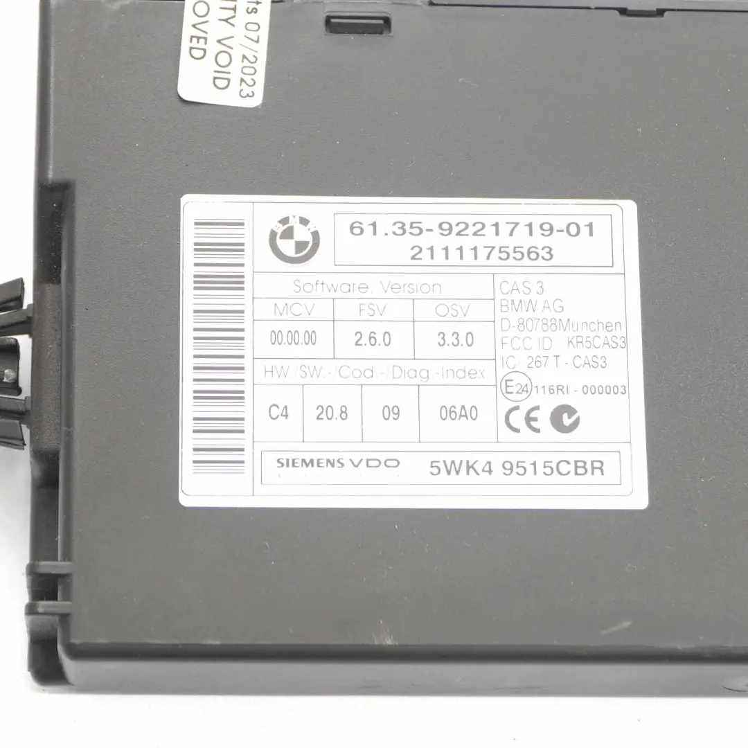 Mini Cooper SD R60 ALL4 N47N 143HP Motor ECU Kit DDE CAS3 Schlüssel - SKU 8512415-7 - Teilenummer 8512415