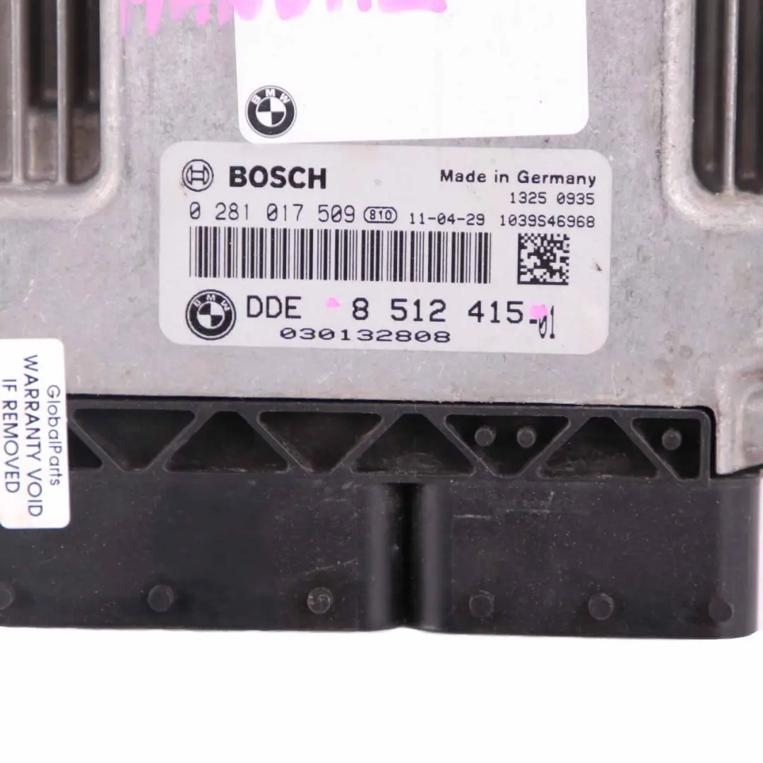  Calculateur Moteur Diesel Mini Cooper D R60 ALL4 N47N 112 CV ECU DDE - SKU 8512415 - Numéro de pièce 8512415