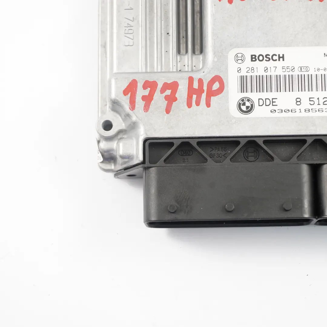 BMW E84 20dX N47 177HP ECU Control Unit Kit DDE Automatic Transmission - SKU 8512498 - Part number 8512498