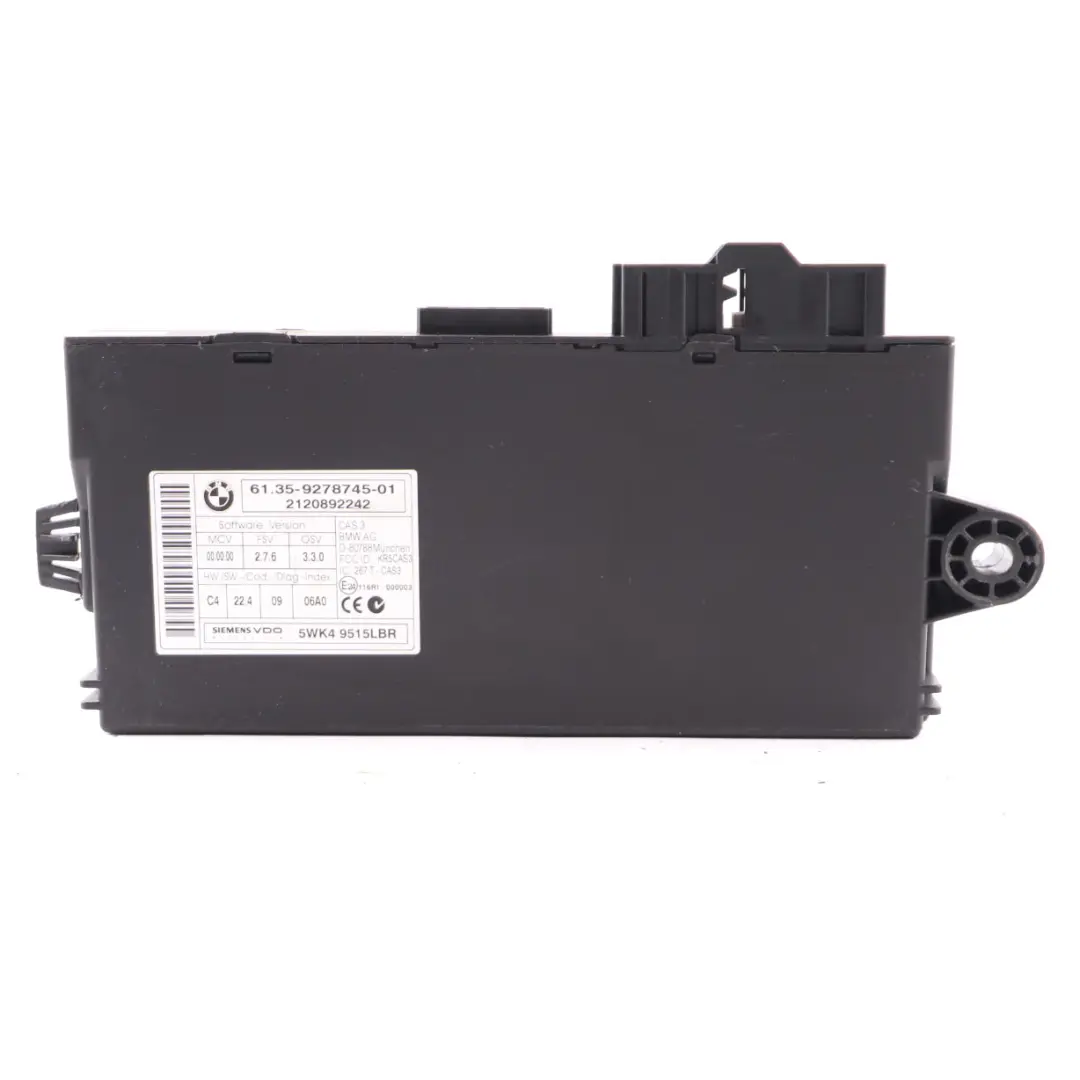 BMW X1 E84 xDrive 18d N47 143HP Engine Unit ECU Kit DDE CAS3 Key Manual - SKU 8512499-11 - Part number 8512499