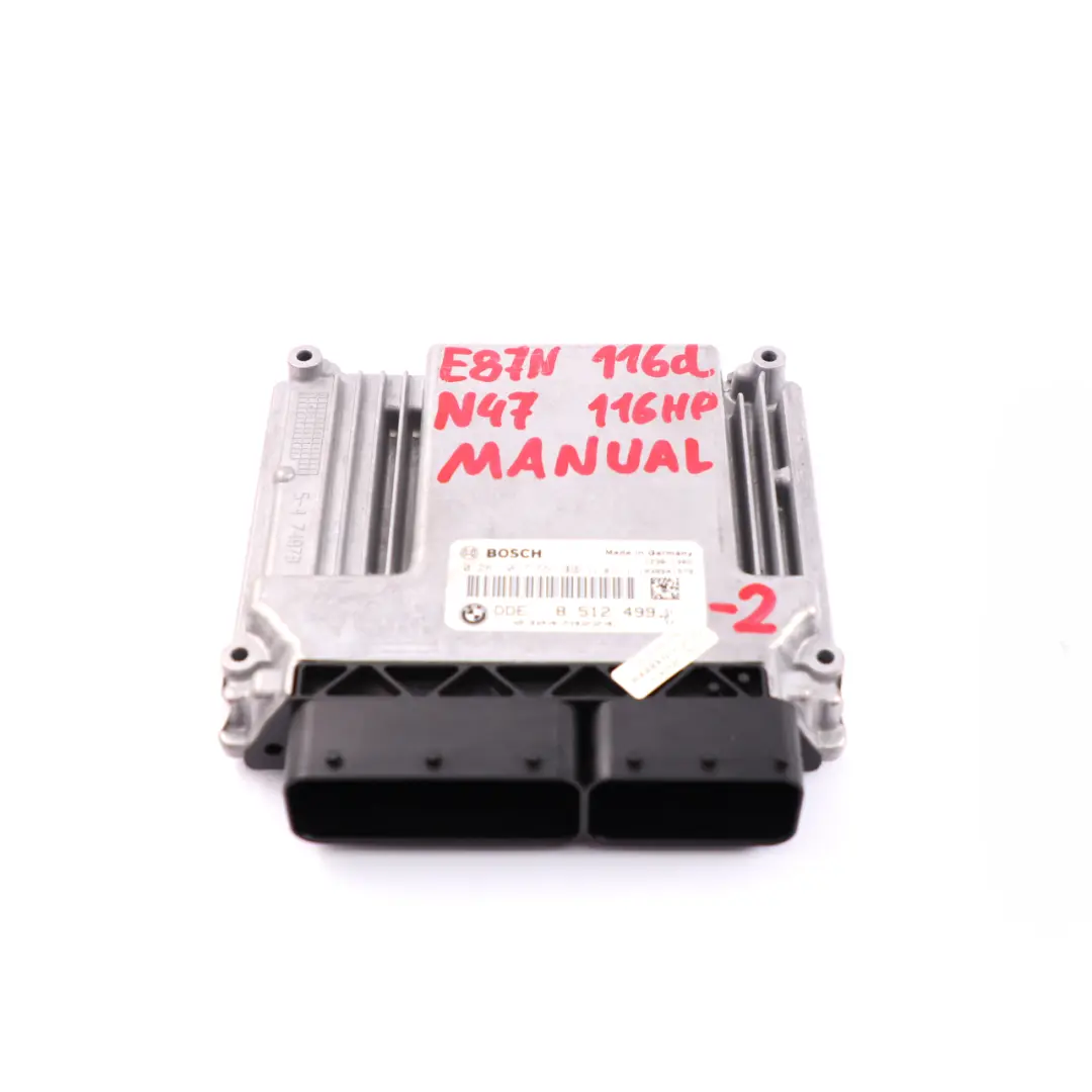 BMW 1 3 E87 E90 LCI N47 116d 316d Diesel Steuergerät DDE CAS 3 Schlüsel - SKU 8512499-2 - Teilenummer 8512499