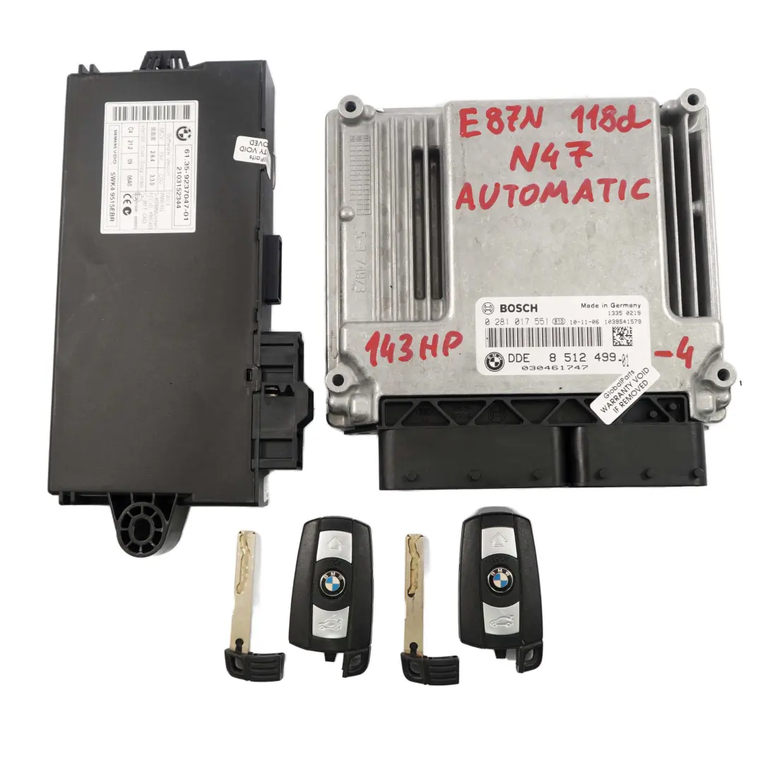 BMW E90 LCI 318d N47 ECU Sterownik Silnika - SKU 8512499-4 - Numer Części 8512499