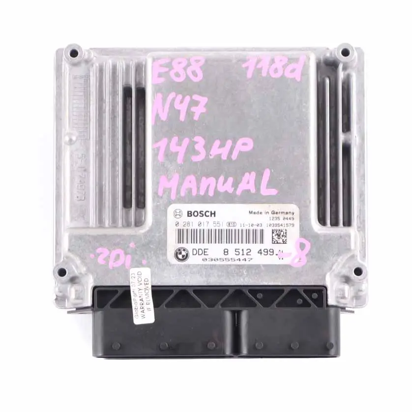 BMW E90 LCI 318d N47 ECU Sterownik Silnika Zestaw Cas3 Klucz - SKU 8512499-8 - Numer Części 8512499
