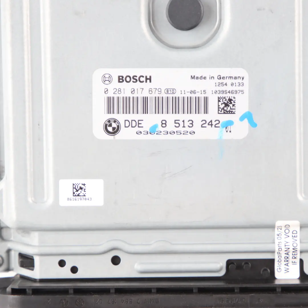 BMW F10 F11 520d Diesel N47N 184HP Engine ECU Kit DDE 8513242 CAS4 + Key Manual - SKU 8513242-1 - Part number 8513250