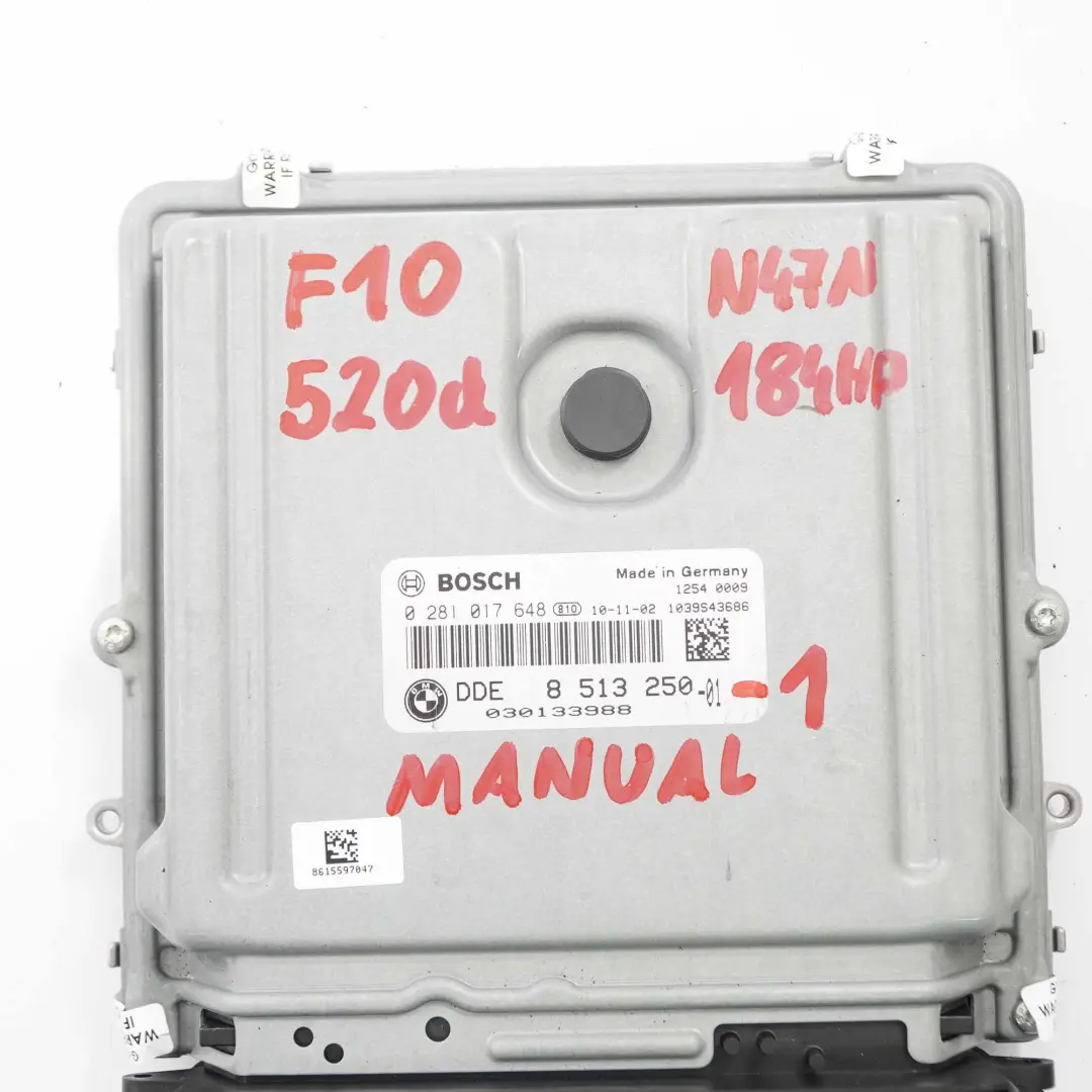 BMW F10 F11 520d N47N Komputer Silnika - SKU 8513250-1 - Numer Części 8513250