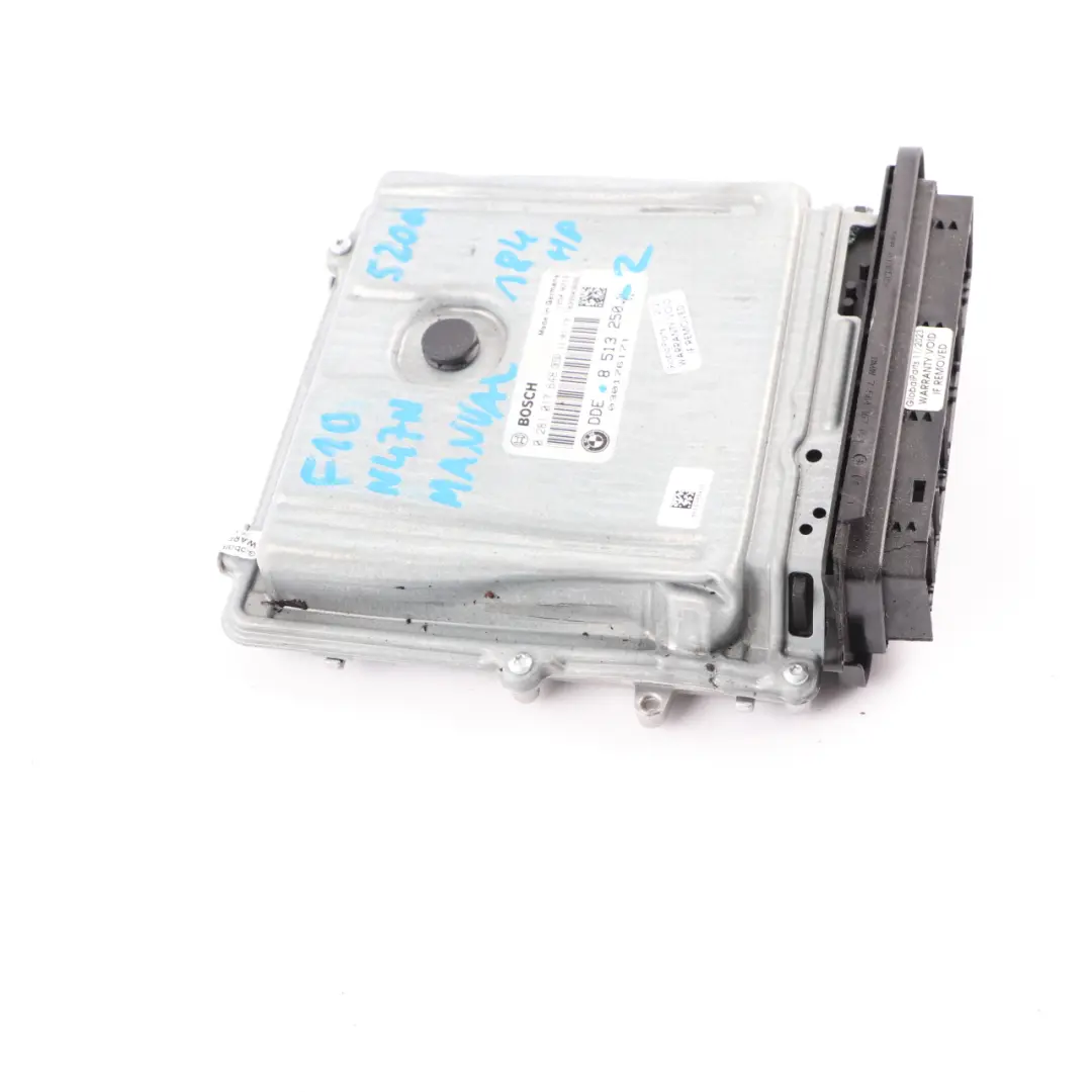 N47N 184HP Engine Control Unit ECU DDE Manual to BMW F10 F11 520d Diesel with Part number 8513250 BMW F10 F11 520d Diesel N47N 184HP Engine Control Unit ECU DDE Manual - SKU 8513250-2 - Part number 8513250