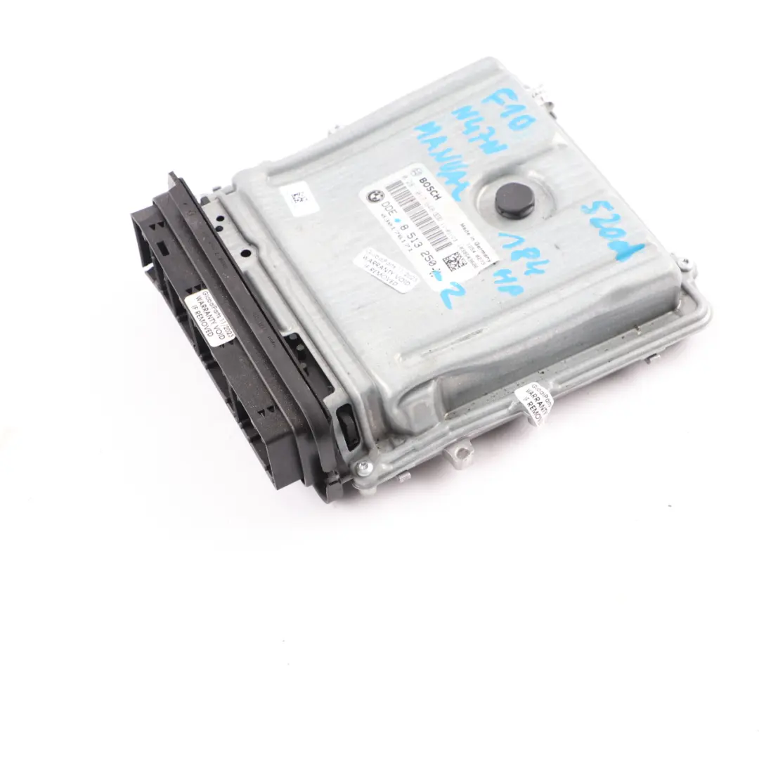 BMW F10 F11 520d Diesel N47N 184HP Engine Control Unit ECU DDE Manual - SKU 8513250-2 - Part number 8513250