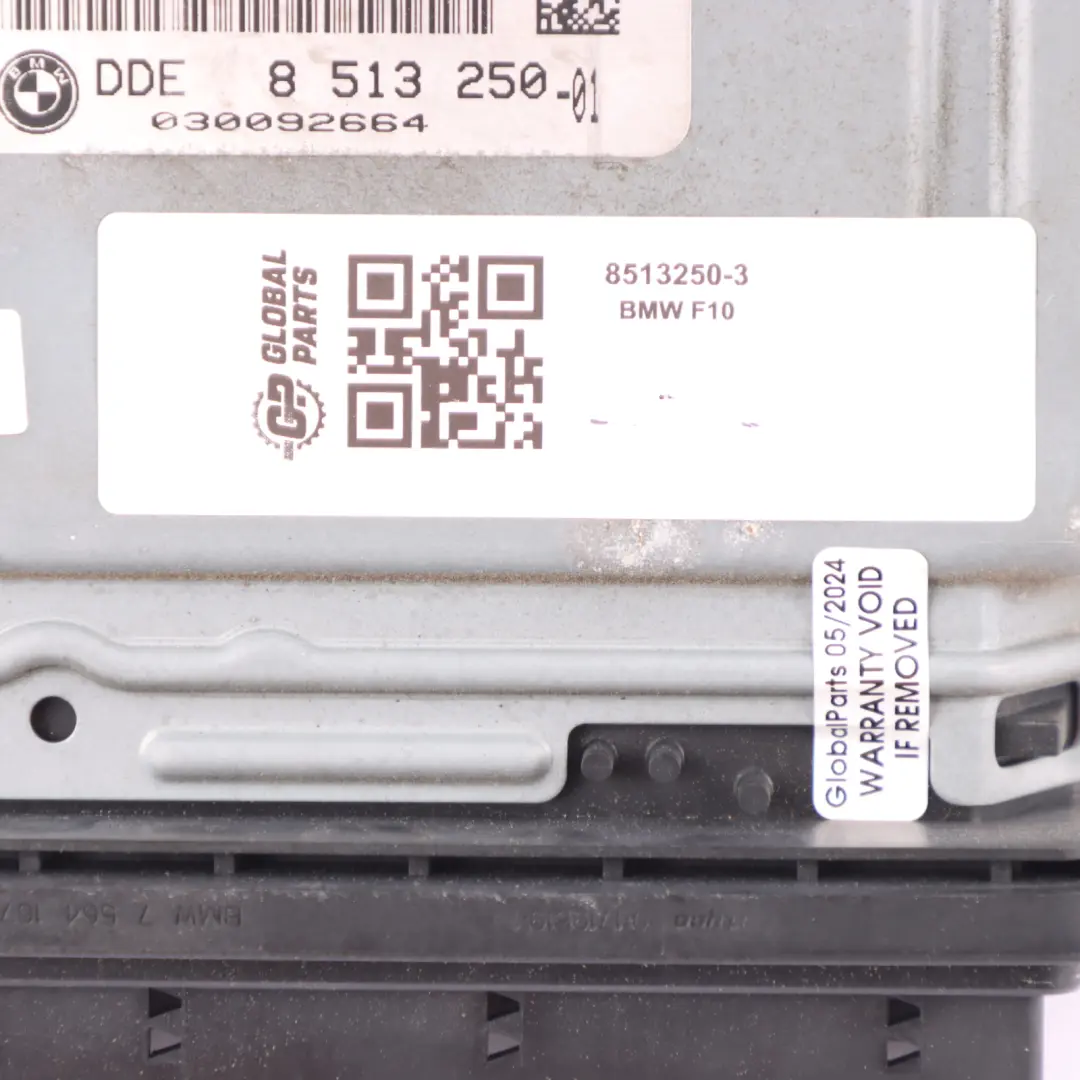 BMW F10 F11 520d Diesel N47N 184HP Engine ECU Kit DDE CAS4 Key Automatic - SKU 8513250-3 - Part number 8513250