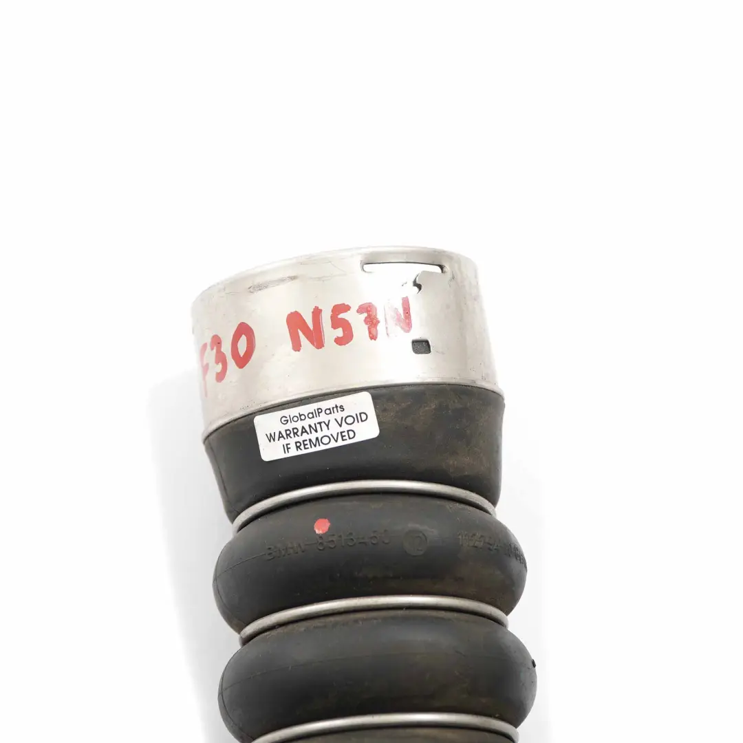N57N Intake Manifold Charge Air Line Hose to BMW F30 F31 F32 330d 430d with Part number 8513450 BMW F30 F31 F32 330d 430d N57N Intake Manifold Charge Air Line Hose - SKU 8513450 - Part number 8513450