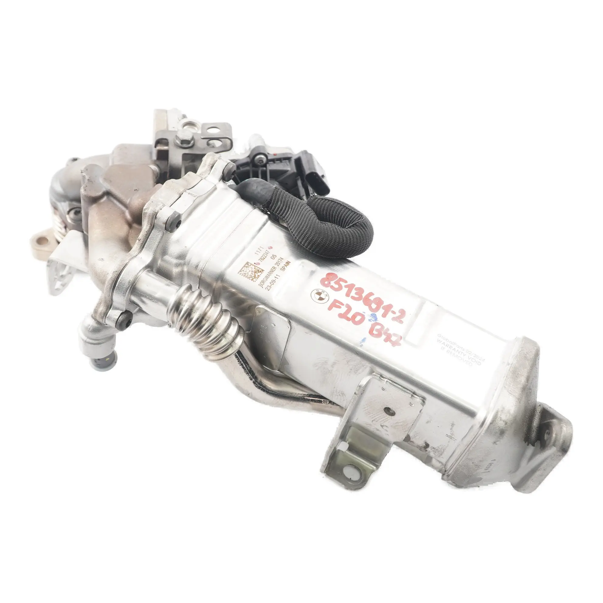 Valvola EGR BMW F20 F21 F30 LCI B47 Raffreddamento gas scarico 8513691 7822347
