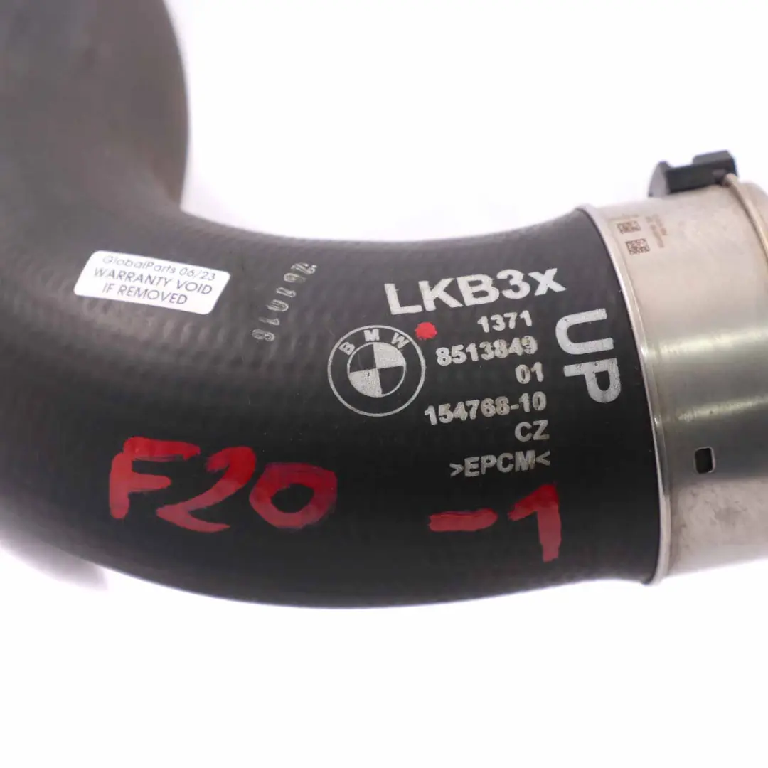 BMW F20 F21 F30 F31 LCI B37 B38 Charge Air Line Pipe Hose - SKU 8513849-1 - Part number 8513849