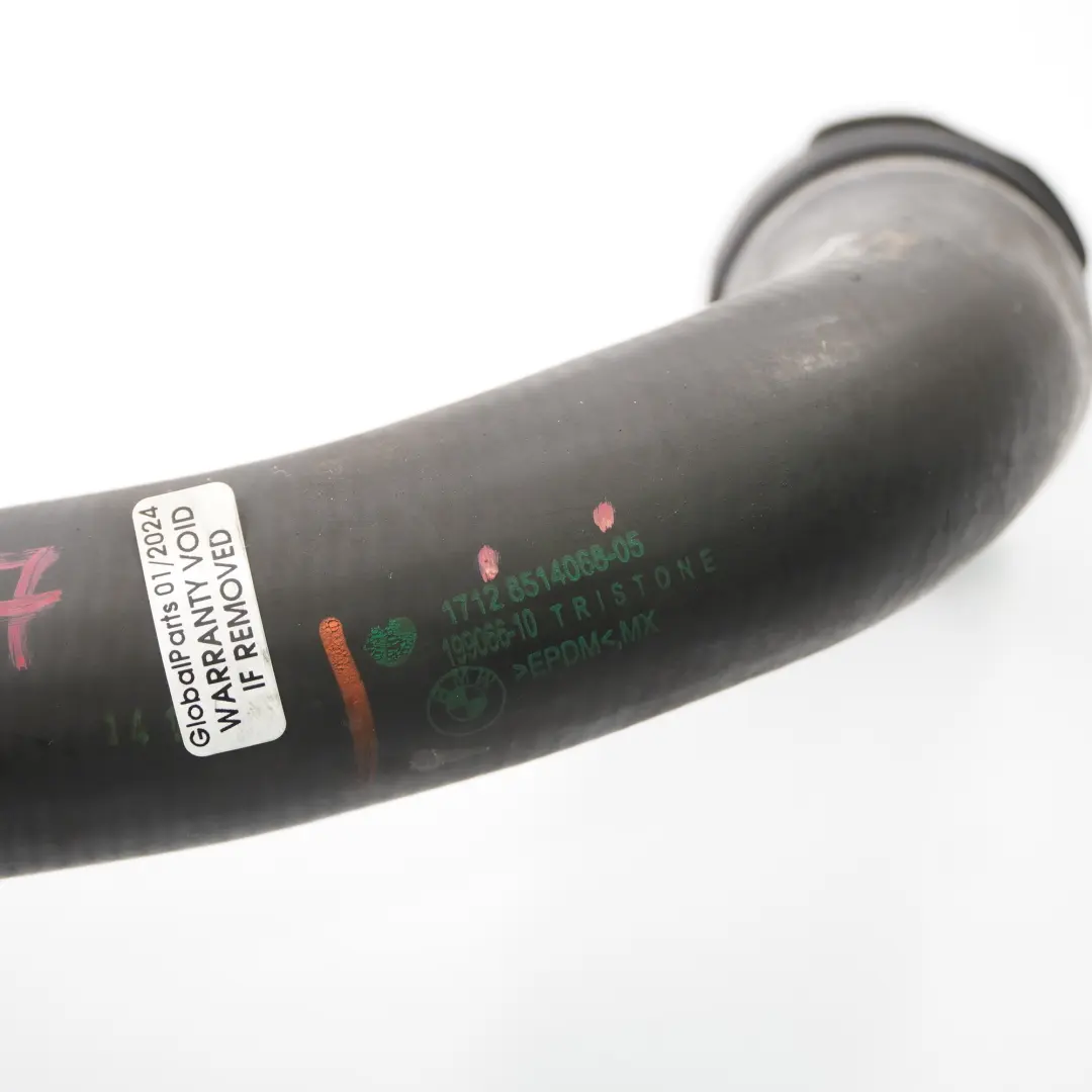 Manguera de agua Tubo de refrigerante Línea del radiador para BMW X3 F25 F26 con número de pieza 8514068 BMW X3 F25 F26 Manguera de agua Tubo de refrigerante Línea del radiador - SKU 8514068 - Número de pieza 8514068