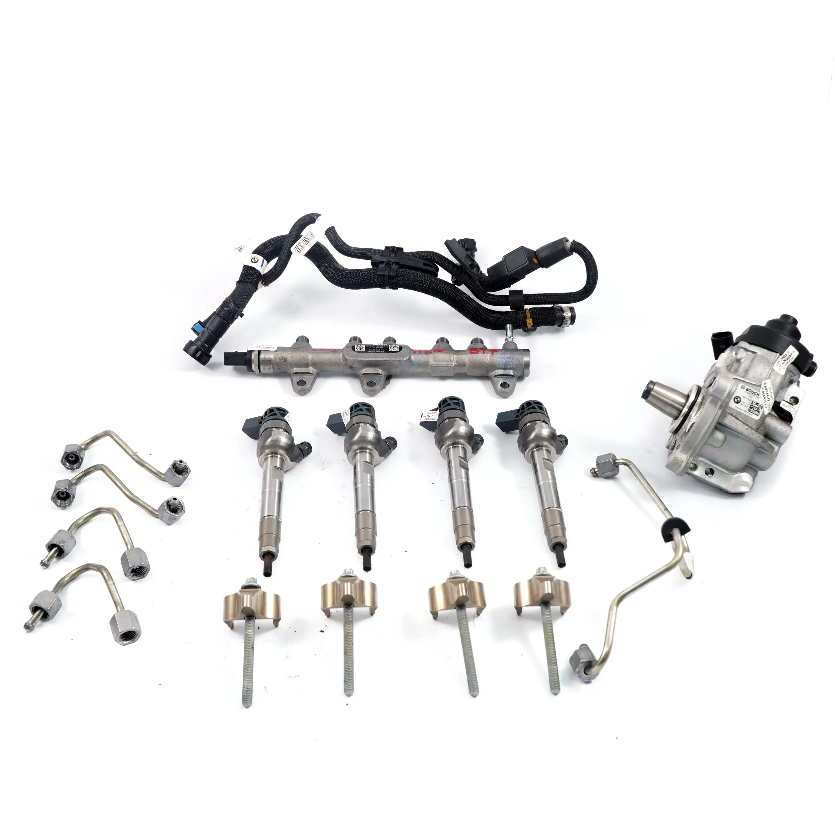 BMW F20 F30 F31 LCI 118d 318d B47 Iniettore Sistema iniezione pompa carburante