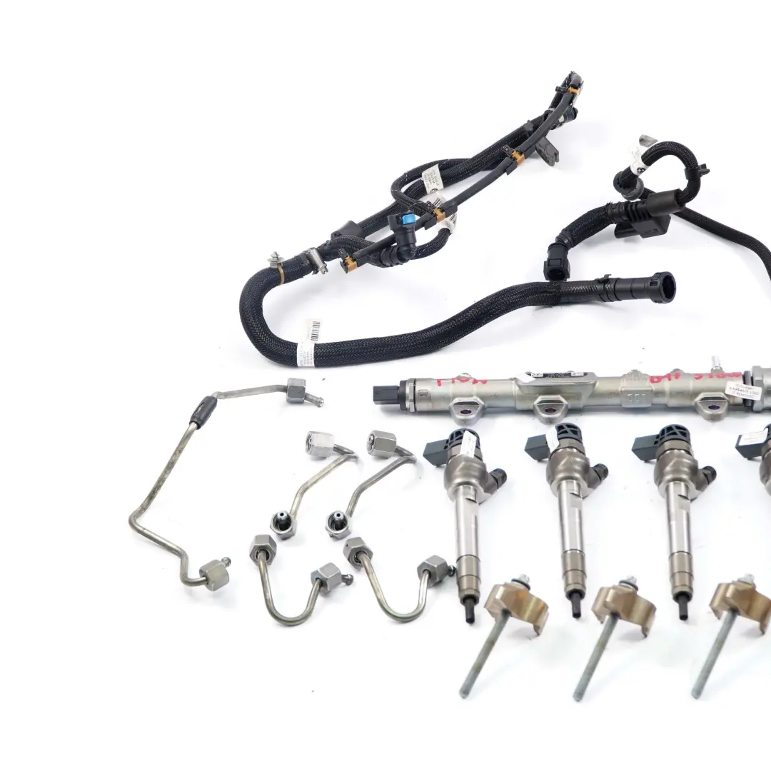BMW F10 F11 LCI 518d 520d Diesel B47 Fuel Pump Injector Injection System Set - SKU 8514148-2 - Part number 8514148