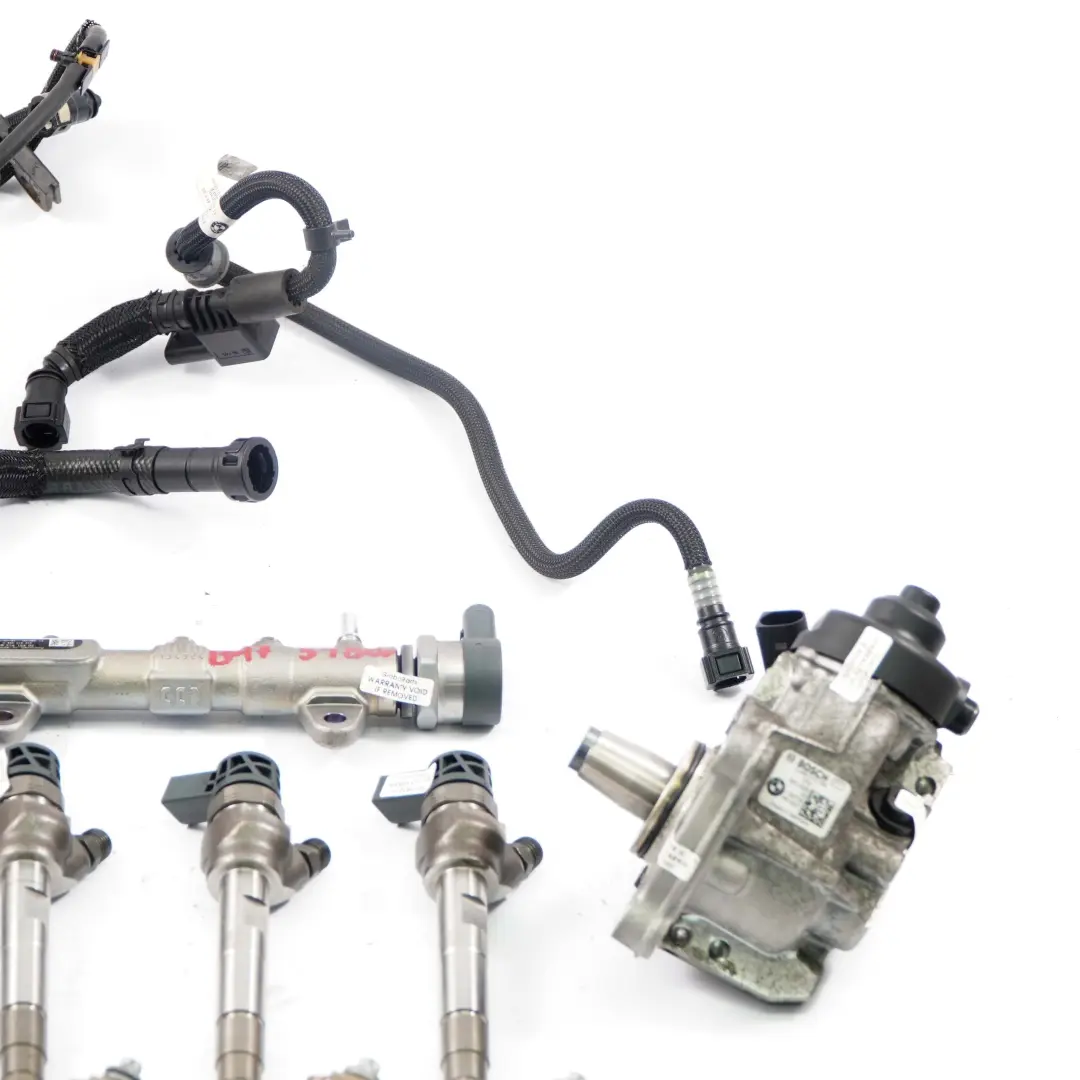 BMW F10 F11 LCI 518d 520d Diesel B47 Fuel Pump Injector Injection System Set - SKU 8514148-2 - Part number 8514148