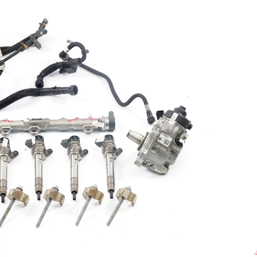 BMW F10 F11 LCI 518d 520d Diesel B47 Fuel Pump Injector Injection System Set - SKU 8514148-2 - Part number 8514148