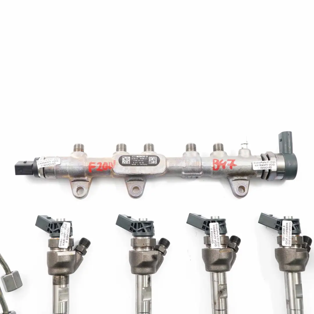 B47 Set Fuel Injection System Injectors Pump to BMW F10 F20 F30 LCI 120d 320d 520d with Part number 8514148 BMW F10 F20 F30 LCI 120d 320d 520d B47 Set Fuel Injection System Injectors Pump - SKU 8514148 - Part number 8514148