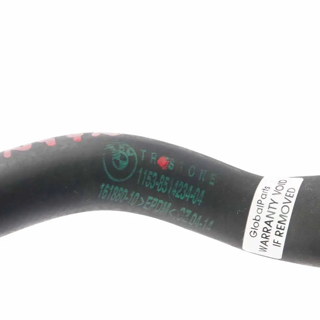 N47N Tubo refrigeración agua radiador Diesel Manguera refrigerante para BMW F10 F11 con número de pieza 8514234 BMW F10 F11 N47N Tubo refrigeración agua radiador Diesel Manguera refrigerante - SKU 8514234 - Número de pieza 8514234