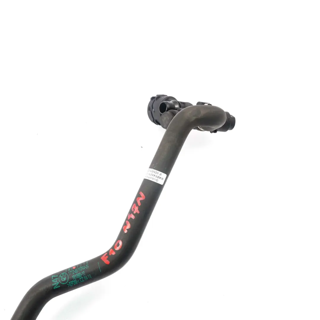 N47N Tuyau de Refroidissement d'Eau Radiateur pour BMW F10 F11 520d à propos du numéro de pièce 8514244 BMW F10 F11 520d N47N Tuyau de Refroidissement d'Eau Radiateur - SKU 8514244 - Numéro de pièce 8514244