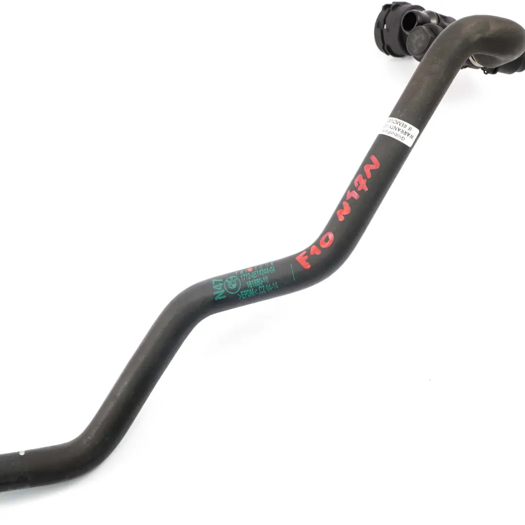 Tubo refrigerante BMW F10 F11 Radiatore acqua raffreddamento Linea tubo per con numero di parte 8514244 Tubo refrigerante BMW F10 F11 Radiatore acqua raffreddamento Linea tubo - SKU 8514244 - Numero di parte 8514244