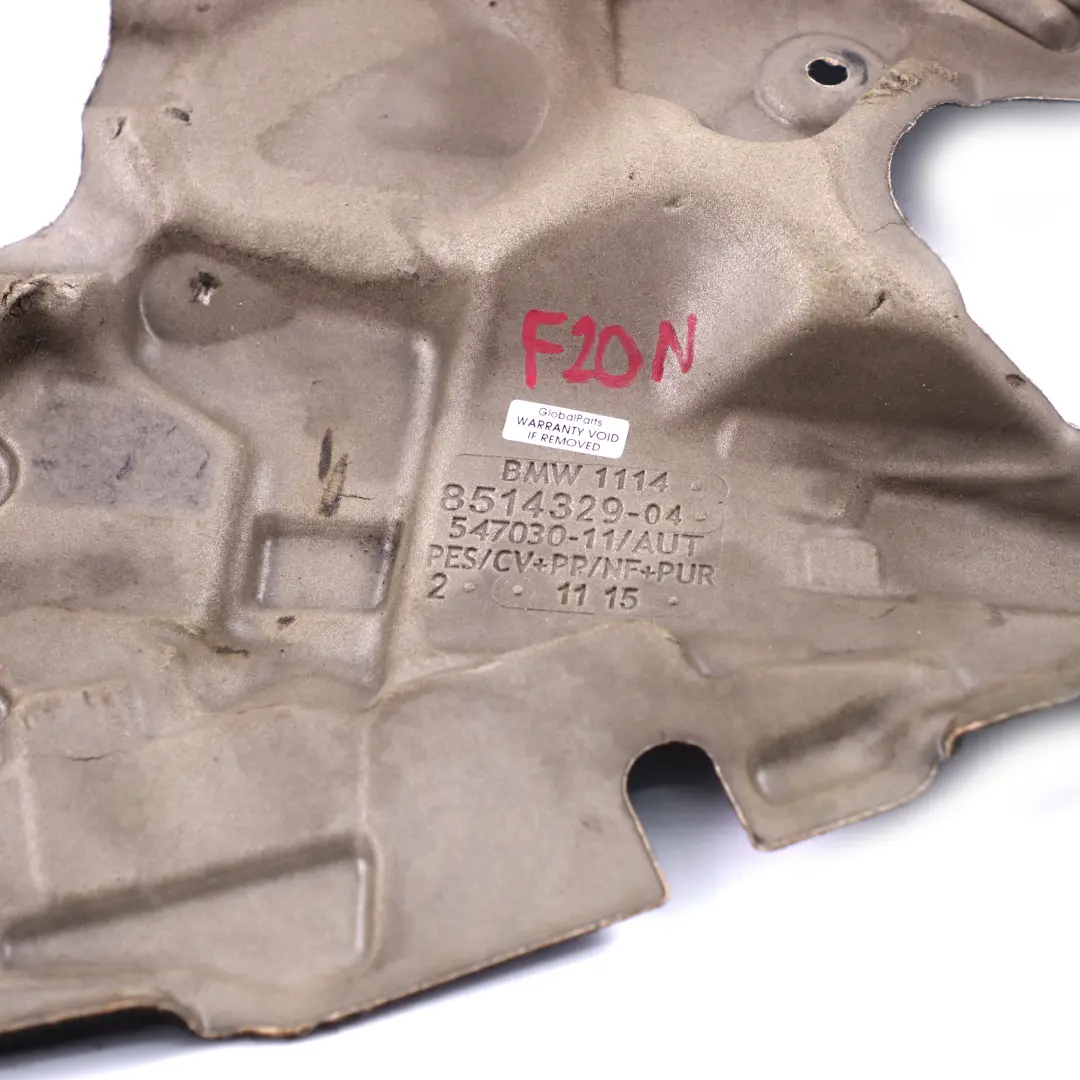 BMW 1 3 er F20 F21 LCI F30 F31 Abdeckung Akustik Vorne Motor - SKU 8514329 - Teilenummer 8514329