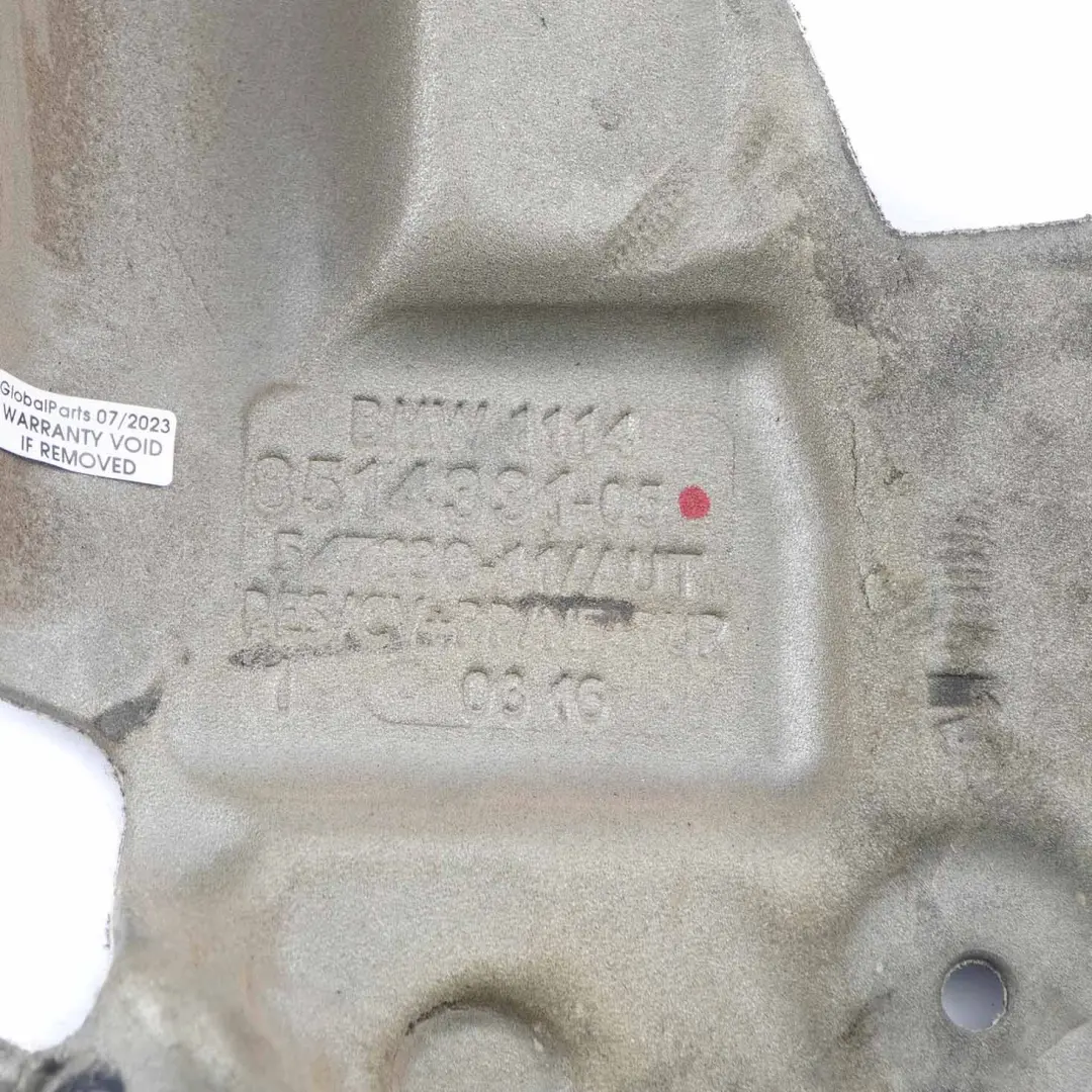 B47 Motore Copertura acustica anteriore Isolamento per BMW F10 LCI X3 F25 con numero di parte 8514331 BMW F10 LCI X3 F25 B47 Motore Copertura acustica anteriore Isolamento - SKU 8514331 - Numero di parte 8514331