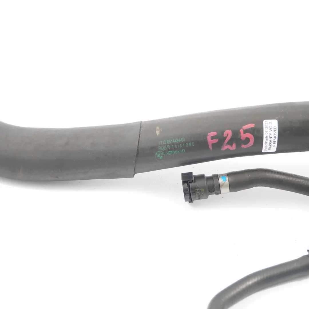 Tuyau refroidissement BMW X3 F25 B47 Conduite d'eau du radiateur pour à propos du numéro de pièce 8514434 Tuyau refroidissement BMW X3 F25 B47 Conduite d'eau du radiateur - SKU 8514434 - Numéro de pièce 8514434