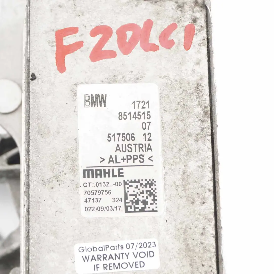 BMW F20 F21 F30 F31 LCI Refroidisseur d'huile de boîte de vitesses - SKU 8514515-1 - Numéro de pièce 8514515