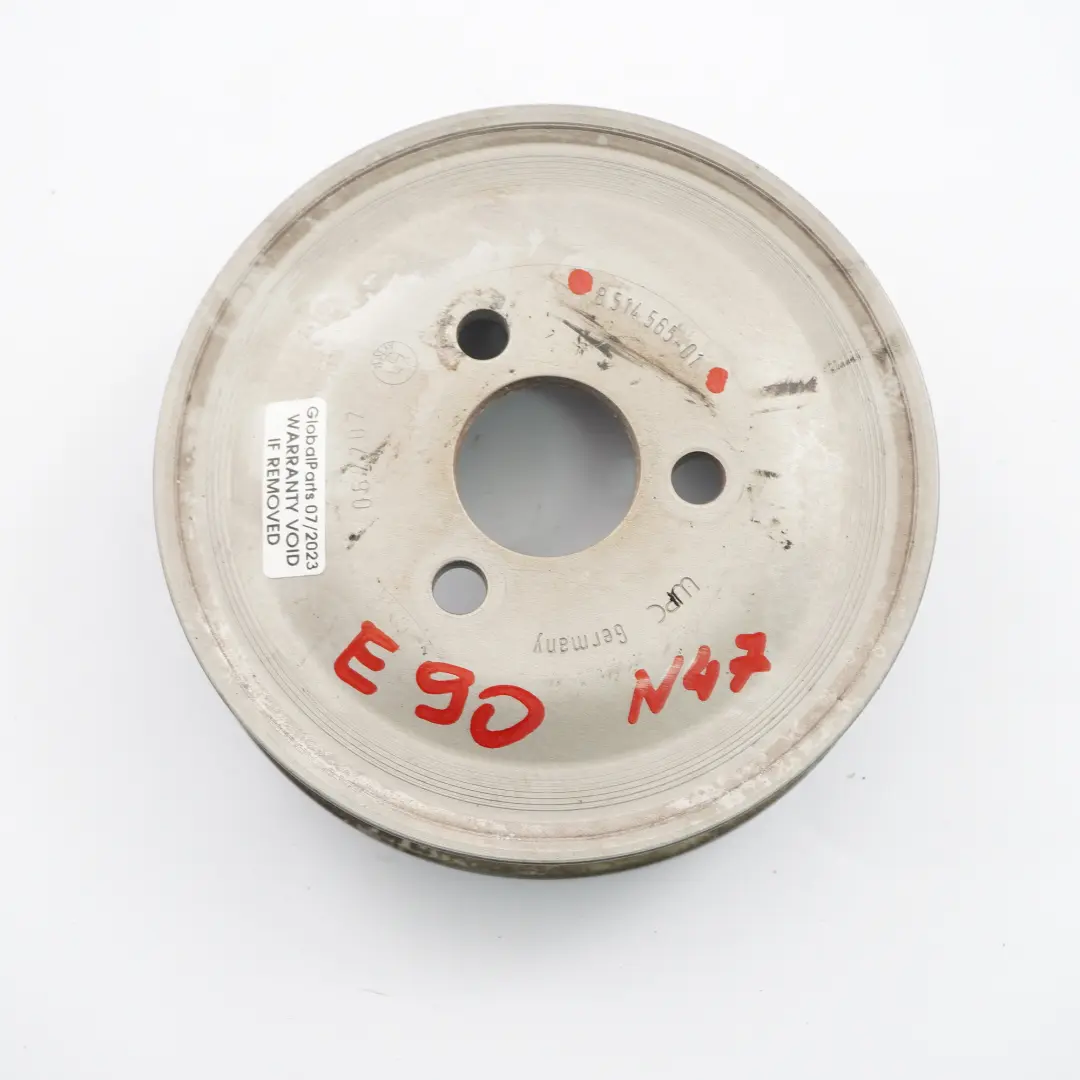 N47 Unidad Bomba Dirección Asistida Polea para BMW E60 LCI E87 LCI E90 E91 con número de pieza 8514565 BMW E60 LCI E87 LCI E90 E91 N47 Unidad Bomba Dirección Asistida Polea - SKU 8514565 - Número de pieza 8514565