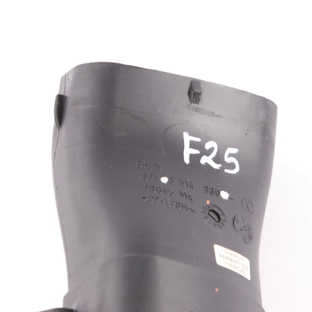 N57N Tuyau de canal d'air de silencieux Tuyau pour BMW X3 F25 X4 F26 à propos du numéro de pièce 8514930 BMW X3 F25 X4 F26 N57N Tuyau de canal d'air de silencieux Tuyau - SKU 8514930 - Numéro de pièce 8514930