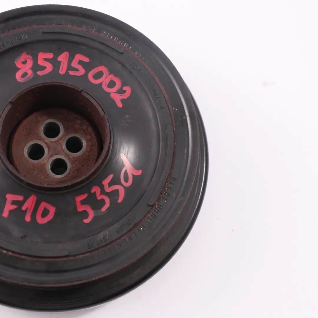  Amortiguador vibraciones BMW F10 F11 F30 N57Z Diesel Polea cigüeñal - SKU 8515002 - Número de pieza 8515002