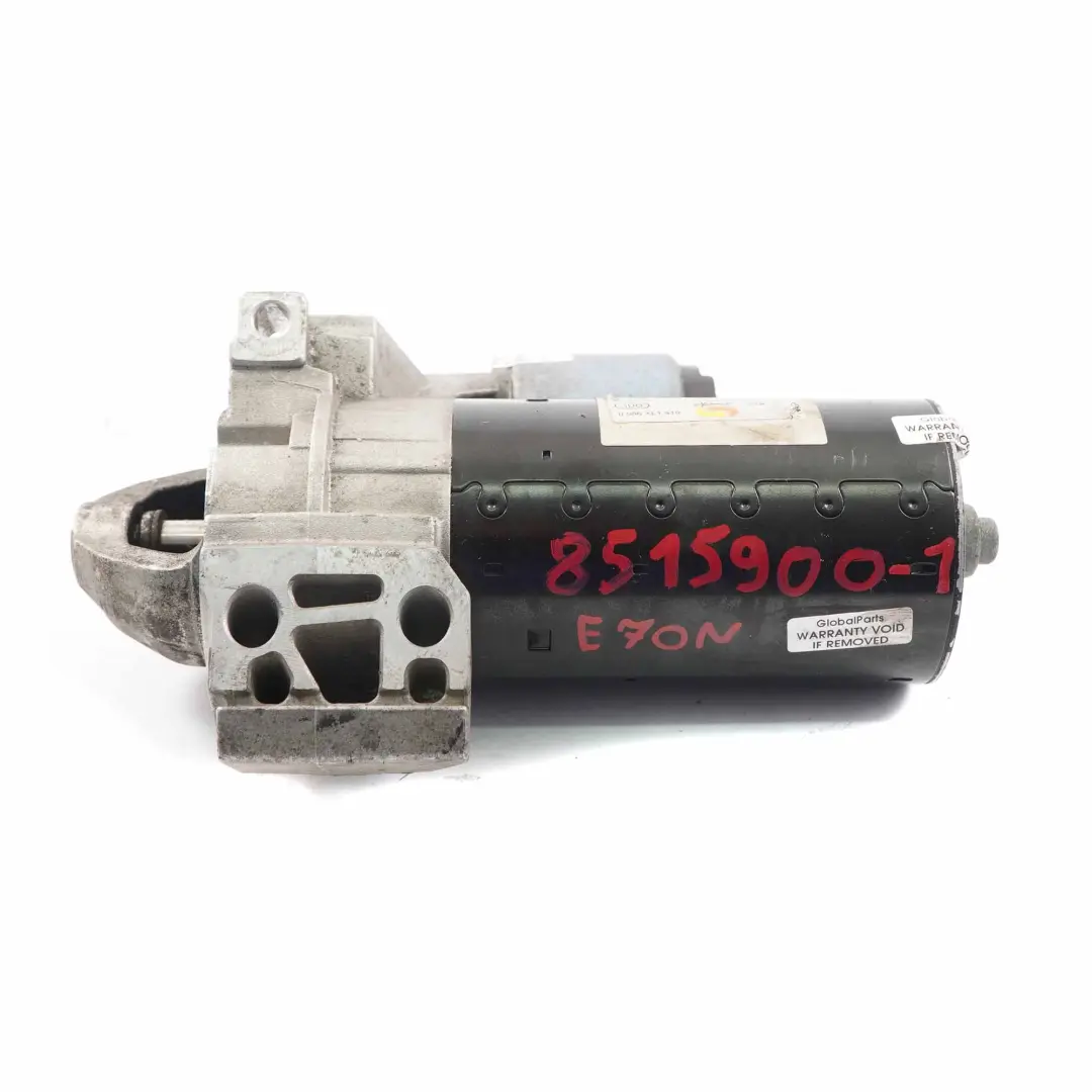 Starter Motor BMW X5 E70 LCI F01 N57 Diesel Starter Actuator to Engine with Part number 8515900 Engine Starter Motor BMW X5 E70 LCI F01 N57 Diesel Starter Actuator - SKU 8515900-1 - Part number 8515900