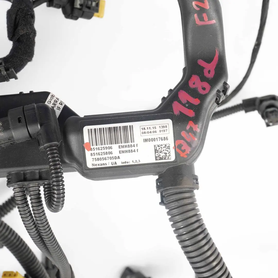 B47 Faisceau De Cables pour BMW F20 F30 LCI 118d 318d à propos du numéro de pièce 8516259 BMW F20 F30 LCI 118d 318d B47 Faisceau De Cables - SKU 8516259 - Numéro de pièce 8516259