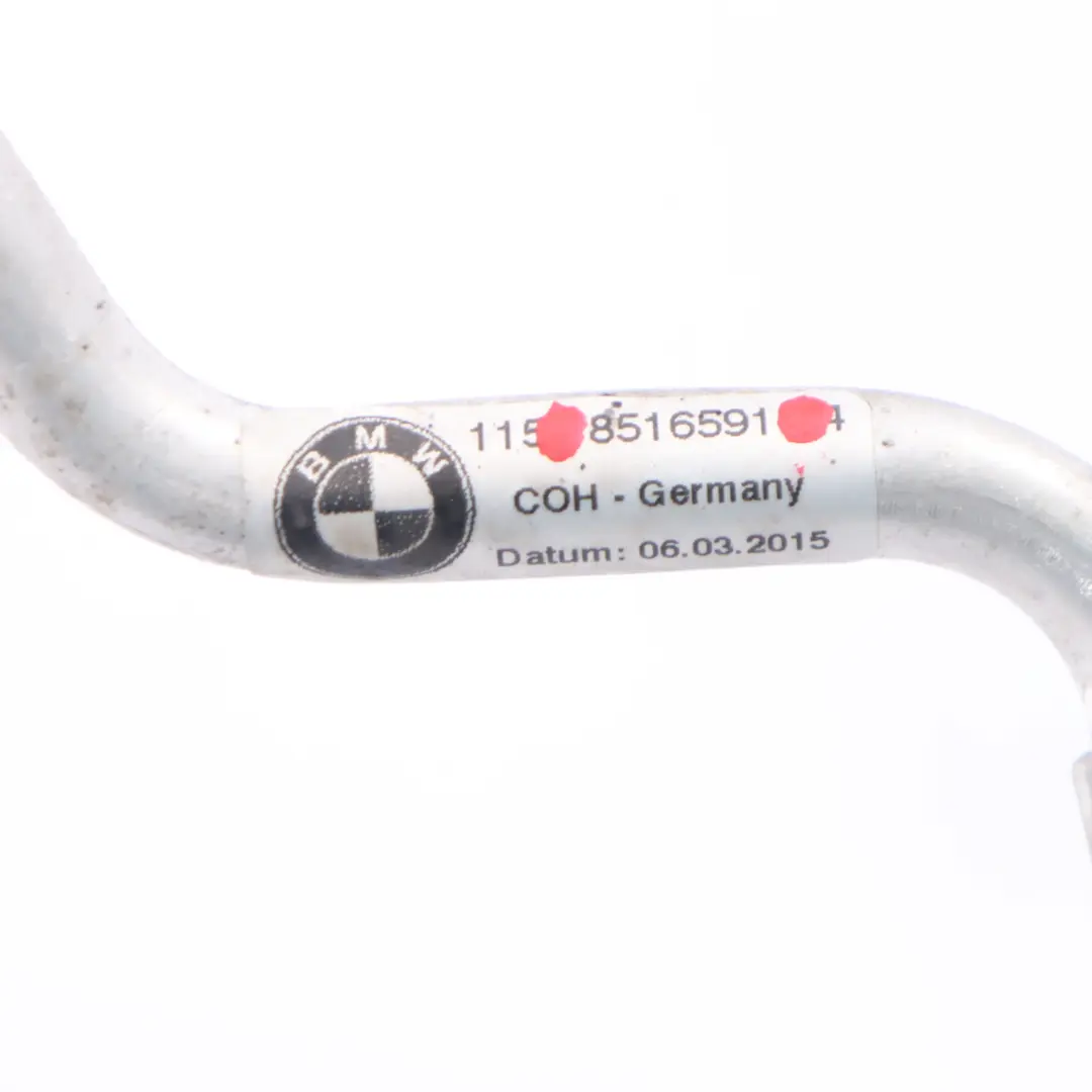  Línea Alimentación Refrigerante BMW F10 F30 F32 F25 N57Z Flujo Turbocompresor - SKU 8516591 - Número de pieza 8516591