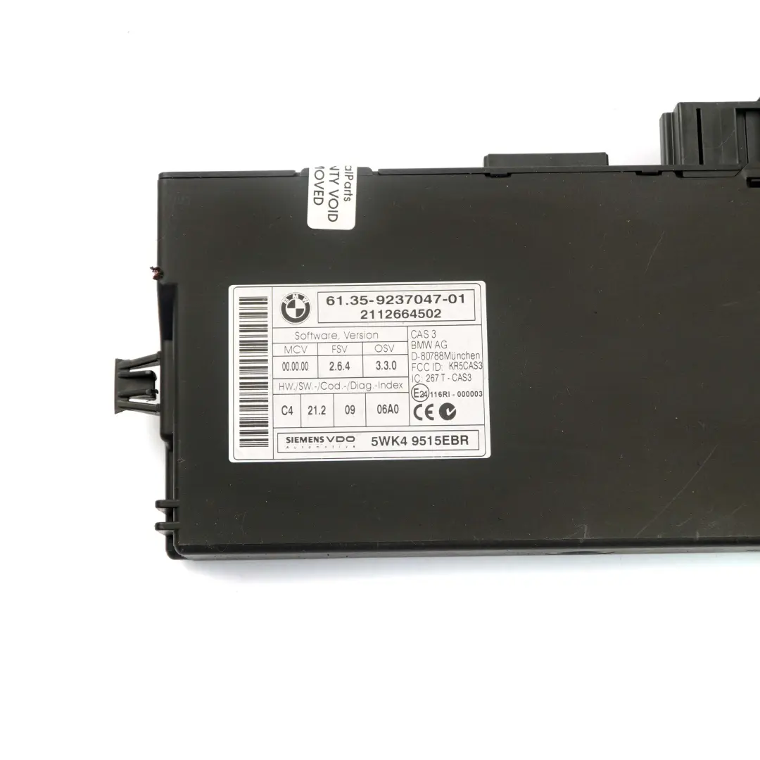Mini Cooper SD R55 R56 LCI R60 N47N Diesel Engine ECU Kit DDE 8516739 CAS 3 Key - SKU 8516739-1 - Part number 8519663