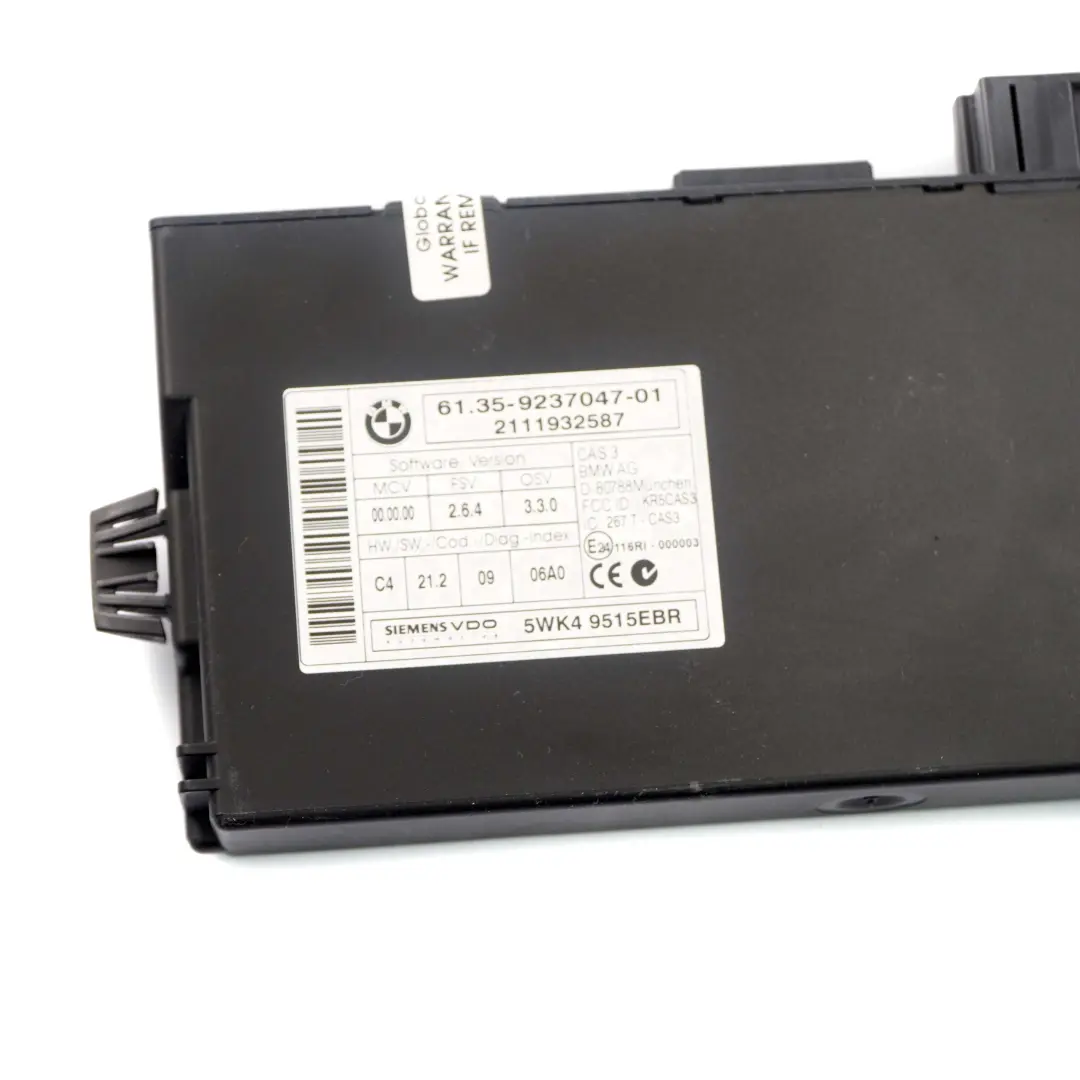 Mini One D R55 R56 LCI N47N 90HP Diesel Engine ECU Kit DDE 8516739 CAS 3 Key - SKU 8516739-2 - Part number 8519663