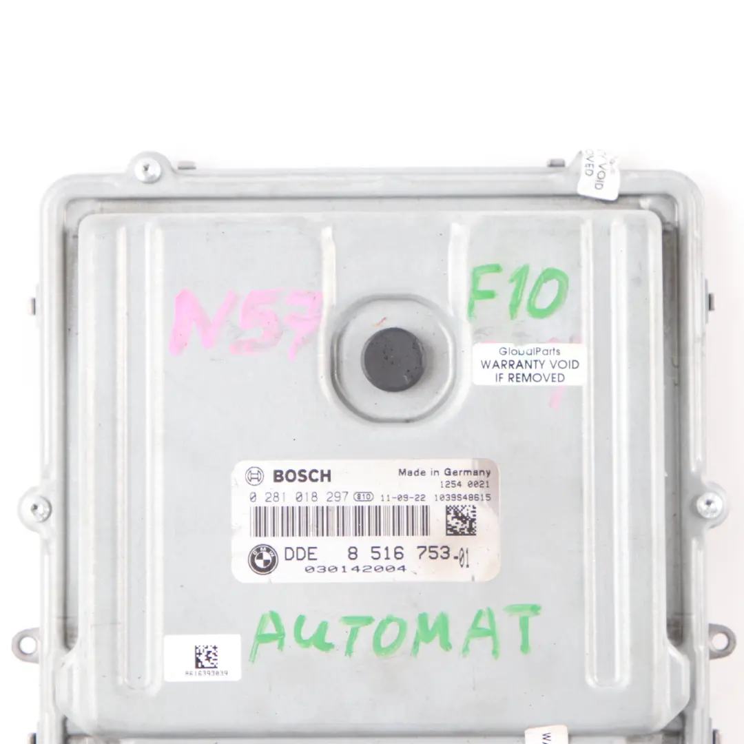 N57 245 KM DDE Komputer Sterownik Silnika do BMW F01 730D o numerze 8516753 BMW F01 730D N57 245 KM DDE Komputer Sterownik Silnika - SKU 8516753 - Numer Części 8516753