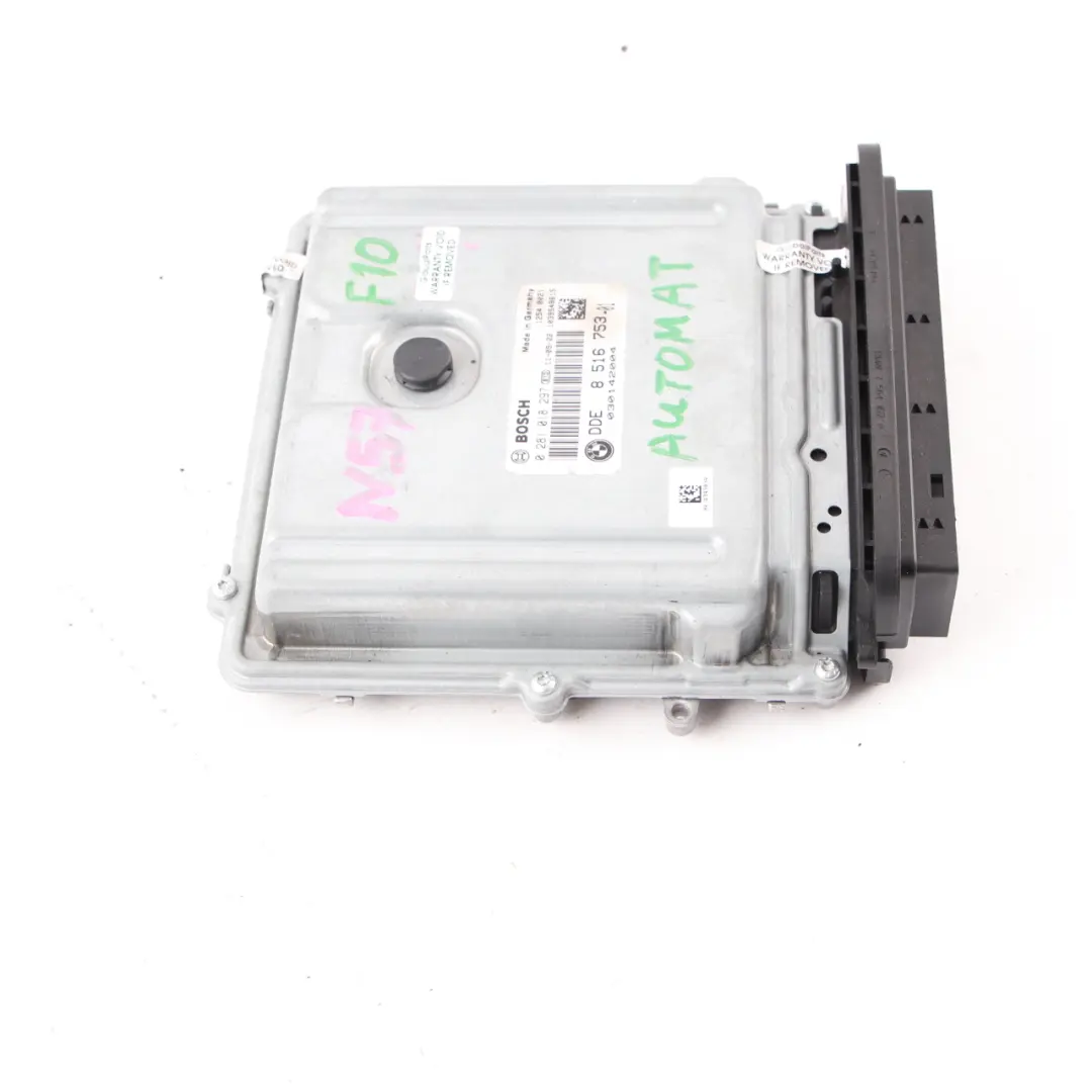 BMW F01 730d N57 245HP Engine Control Unit ECU Module DDE Automatic - SKU 8516753 - Part number 8516753