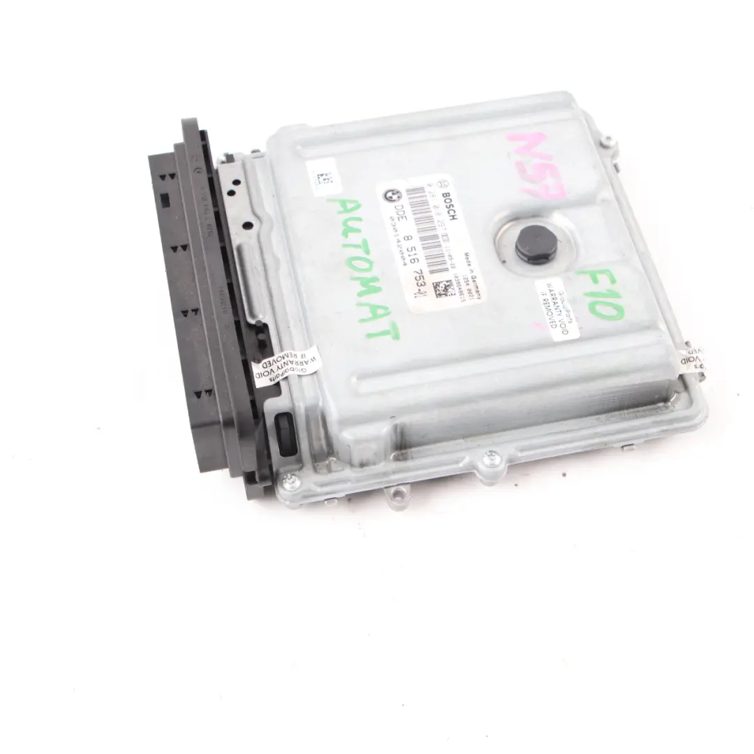 BMW F01 730d N57 245HP Engine Control Unit ECU Module DDE Automatic - SKU 8516753 - Part number 8516753