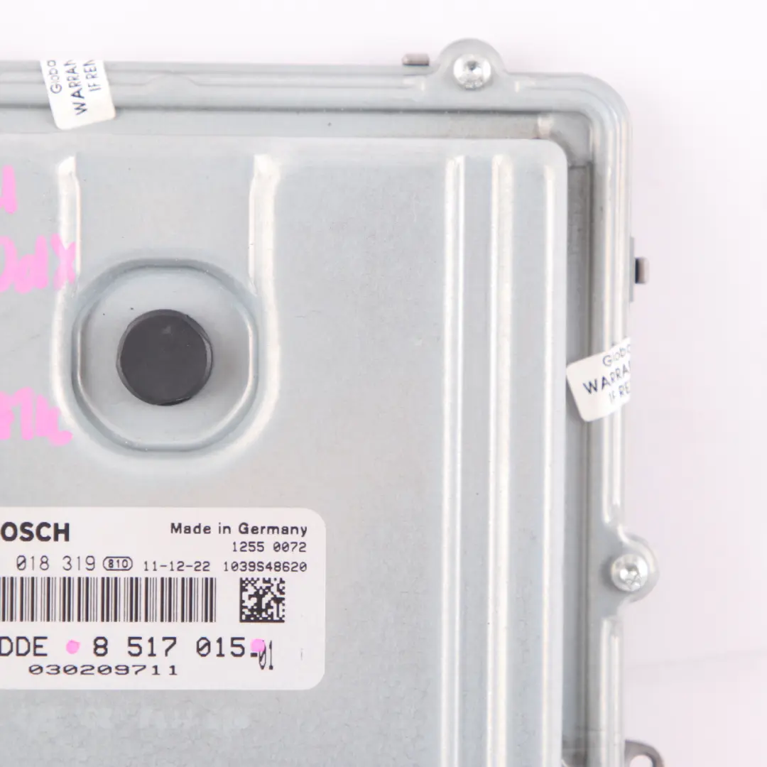 BMW X5 E70 X6 E71 30dX Diesel N57 245HP Engine Control Unit ECU DDE - SKU 8517015 - Part number 8517015
