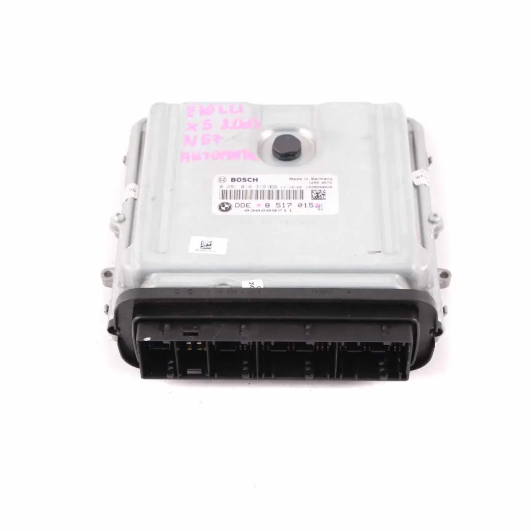 30dX Diesel N57 245HP Engine Control Unit ECU DDE to BMW X5 E70 X6 E71 with Part number 8517015 BMW X5 E70 X6 E71 30dX Diesel N57 245HP Engine Control Unit ECU DDE - SKU 8517015 - Part number 8517015