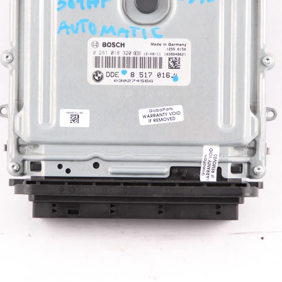 BMW X5 E70 LCI 40dX N57S 306HP Engine Control Unit ECU KIT DDE 7810980 Automatic - SKU 8517016 - Part number 8517016