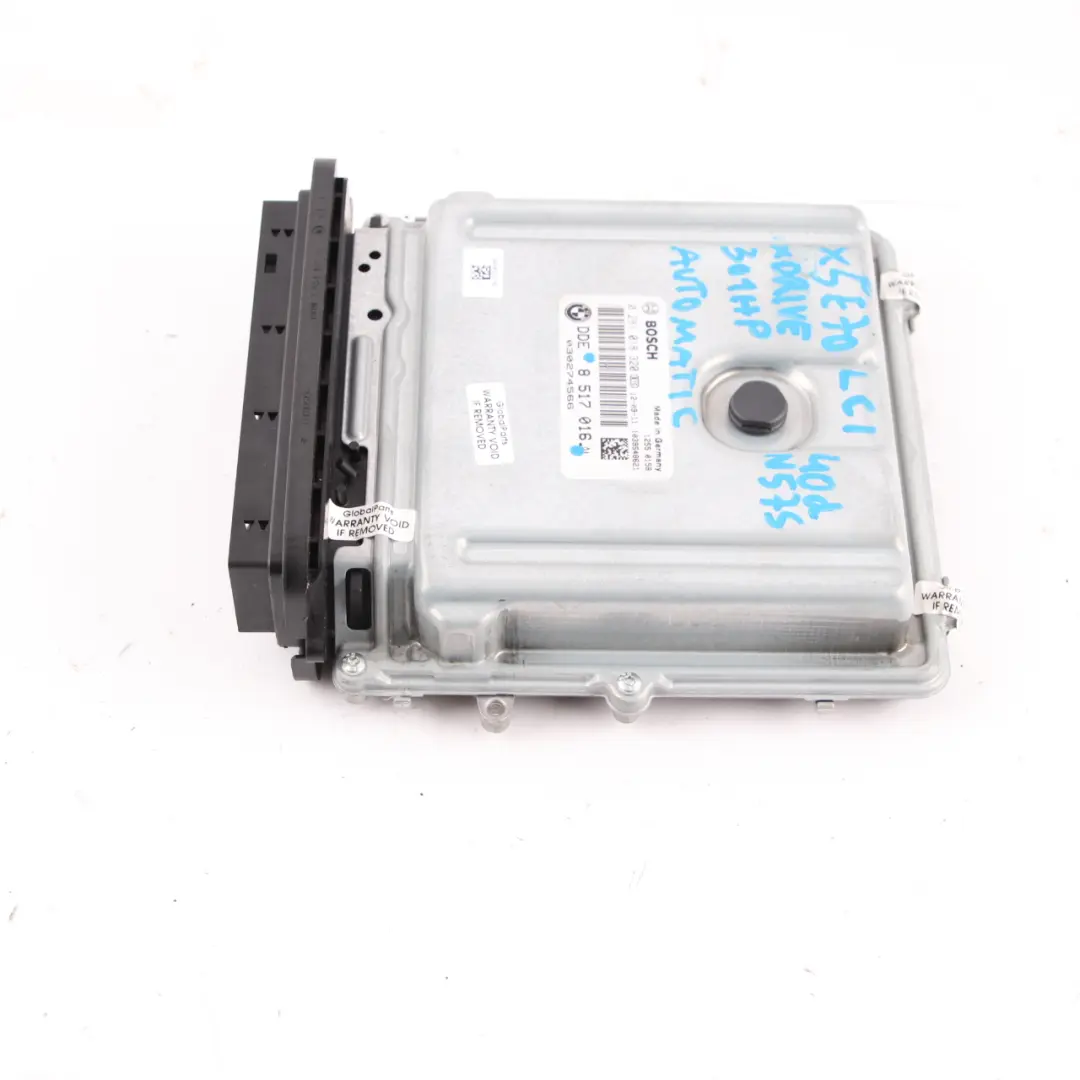 40dX N57S 306HP Engine Control Unit ECU KIT DDE 7810980 Automatic to BMW X5 E70 LCI with Part number 8517016 BMW X5 E70 LCI 40dX N57S 306HP Engine Control Unit ECU KIT DDE 7810980 Automatic - SKU 8517016 - Part number 8517016