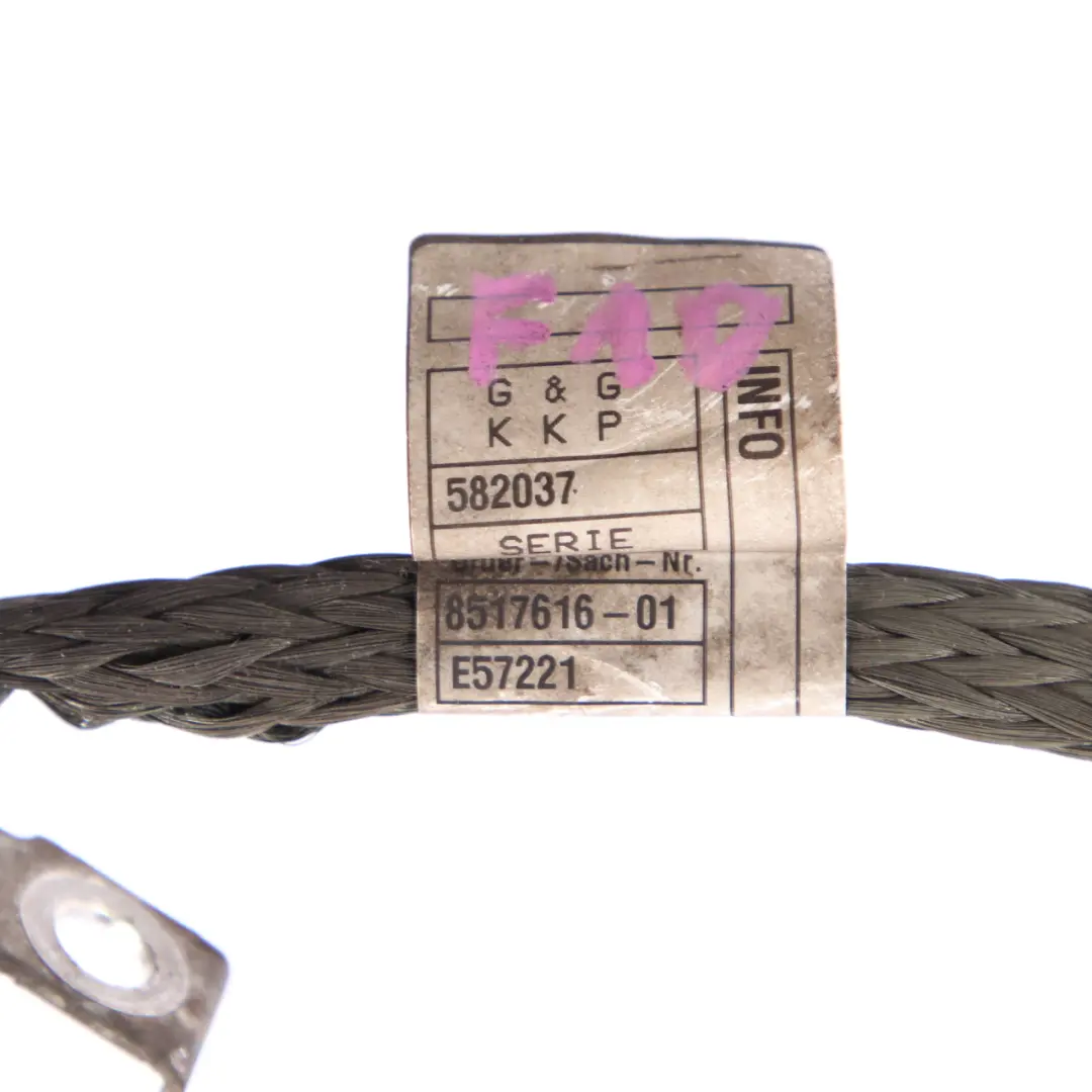 Earth Ground Cable BMW F10 N47N Diesel Battery Cable Engine Wiring to with Part number 8517616 Earth Ground Cable BMW F10 N47N Diesel Battery Cable Engine Wiring - SKU 8517616 - Part number 8517616