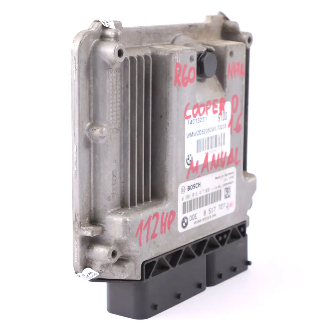 N47N Engine Control Unit ECU Manual to Mini Cooper D R60 with Part number 8517727 Mini Cooper D R60 N47N Engine Control Unit ECU Manual - SKU 8517727 - Part number 8517727