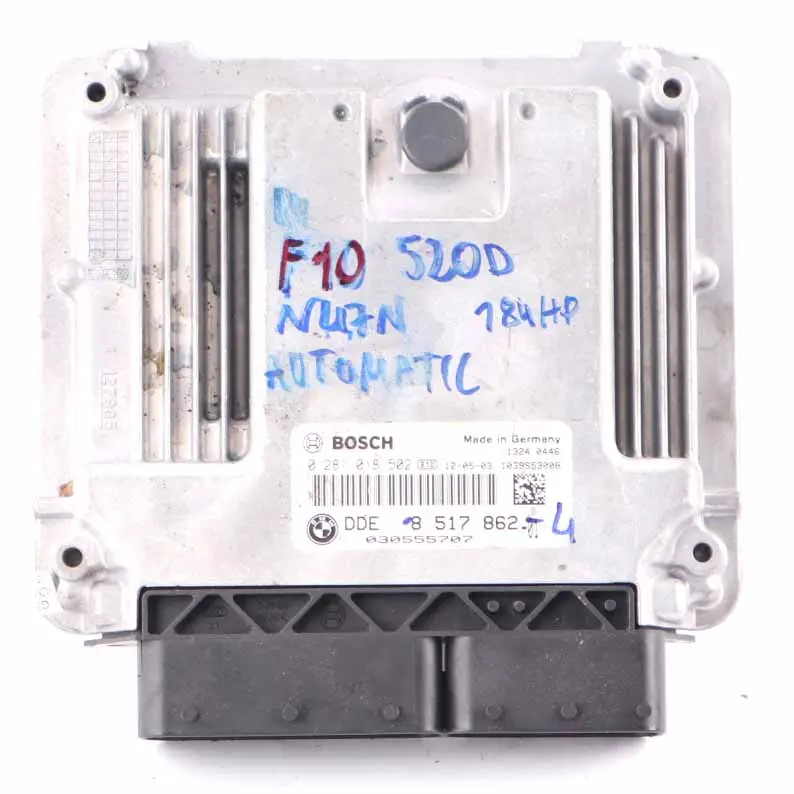 BMW F10 F20 F30 520d 120d 320d N47N 184HP Engine Unit ECU DDE Automatic - SKU 8517862-5 - Part number 8517862