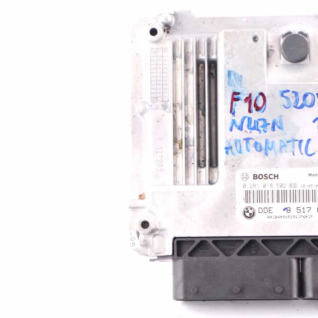 BMW F10 F20 F30 520d 120d 320d N47N 184HP Engine Unit ECU DDE Automatic - SKU 8517862-5 - Part number 8517862