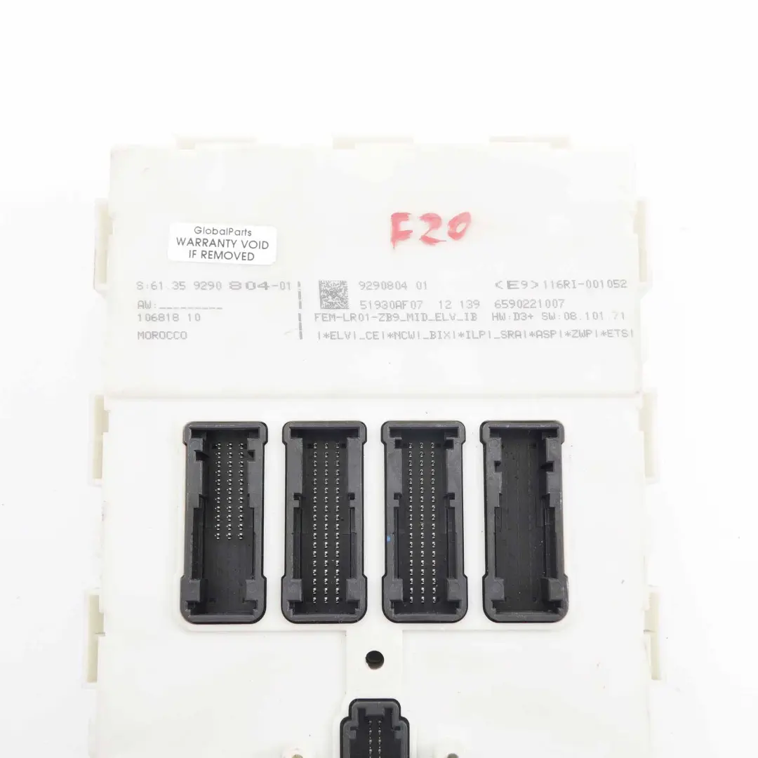 BMW 1 Series F20 F21 116d N47N 116HP ECU Kit DDE + Key + FEM Manual - SKU 8517874-1 - Part number 8517874